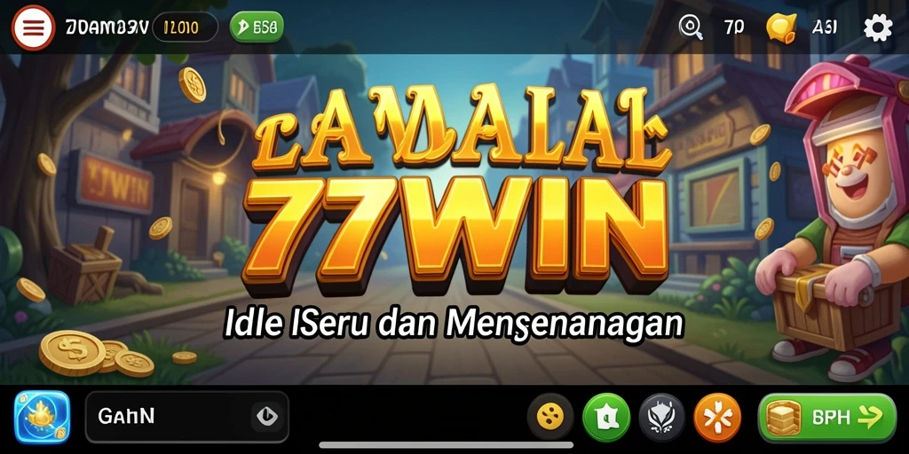Tangkapan layar gameplay seru dari 77WIN yang menampilkan aksi Idle.