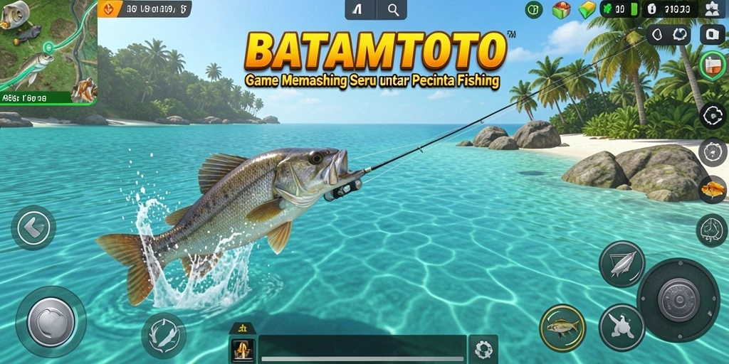 Tangkapan ikan besar dalam gameplay BATAMTOTO.