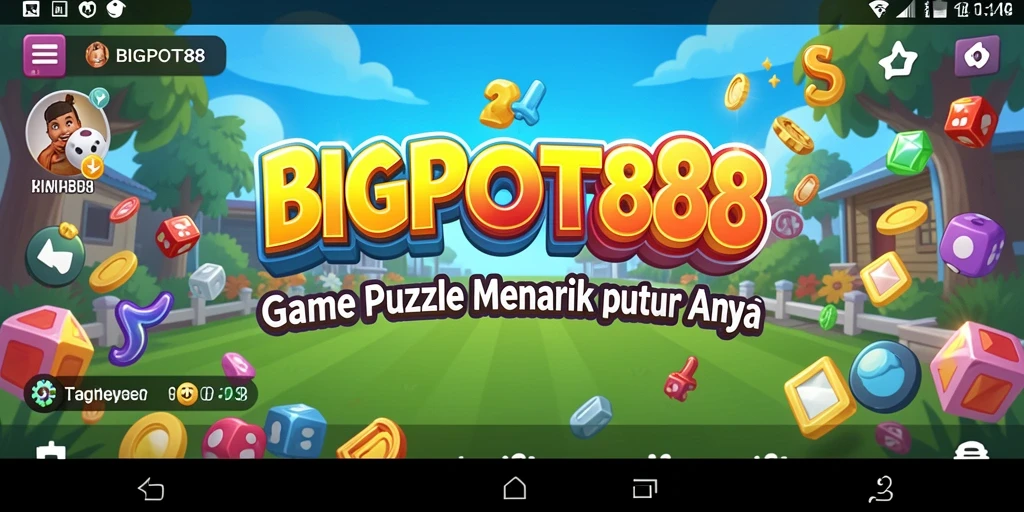 Screenshot gameplay BIGPOT88 dengan tantangan puzzle yang menyenangkan.