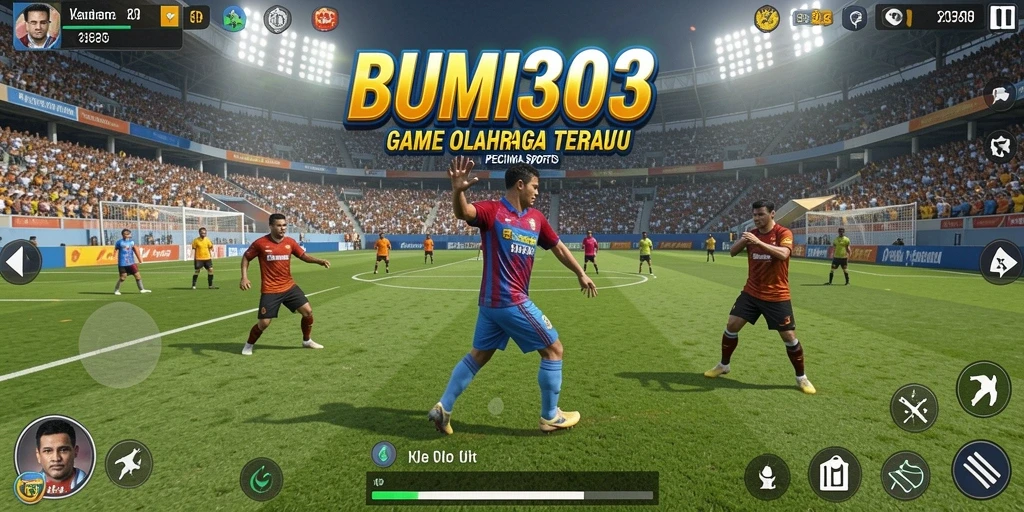 Tampilan gameplay menarik dan seru di BUMI303.