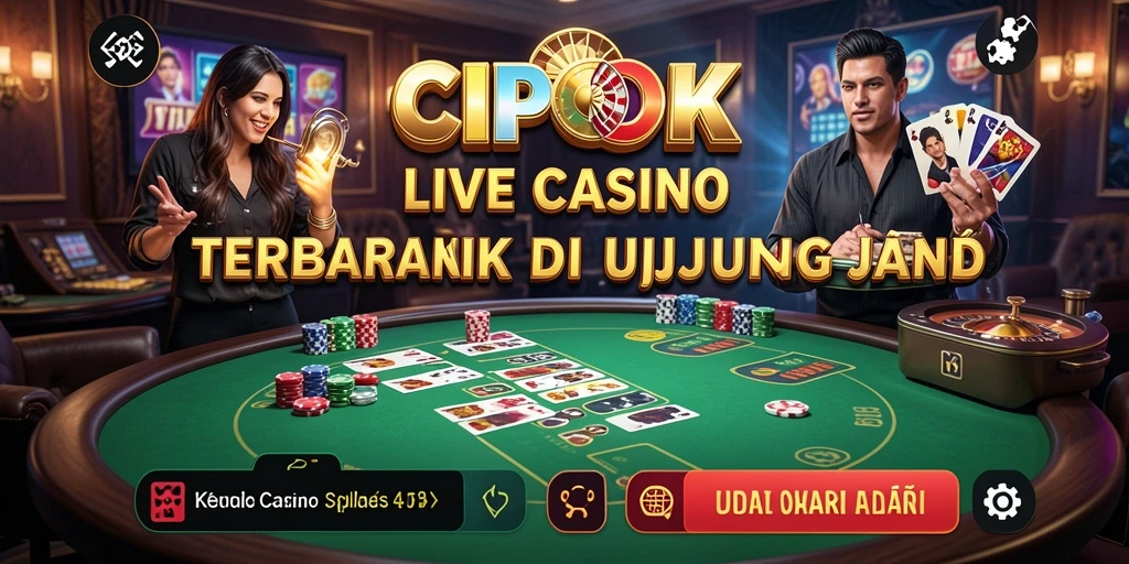 Tampilan gameplay Live Casino yang mengasyikkan di CIPOK.