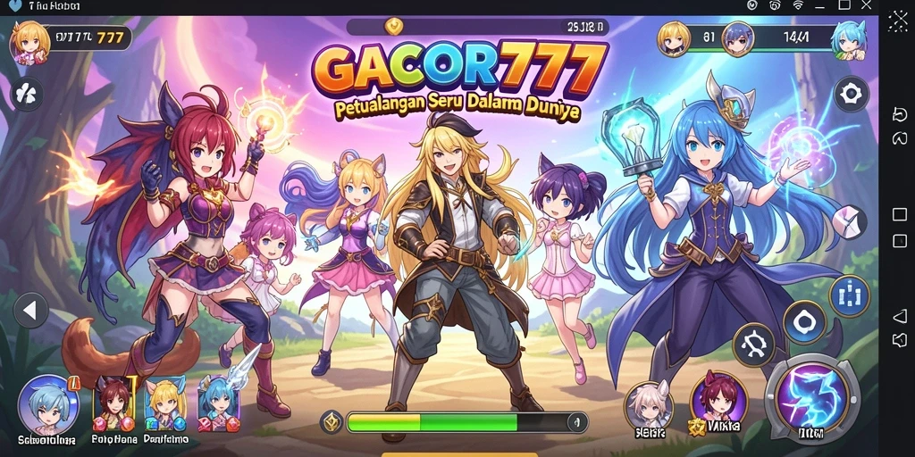 Tangkapan layar gameplay GACOR777 yang menampilkan karakter Anime menakjubkan.