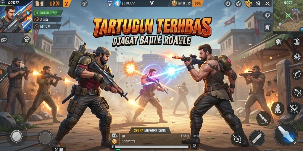 Gameplay seru dalam arena Battle Royale GOTO77.