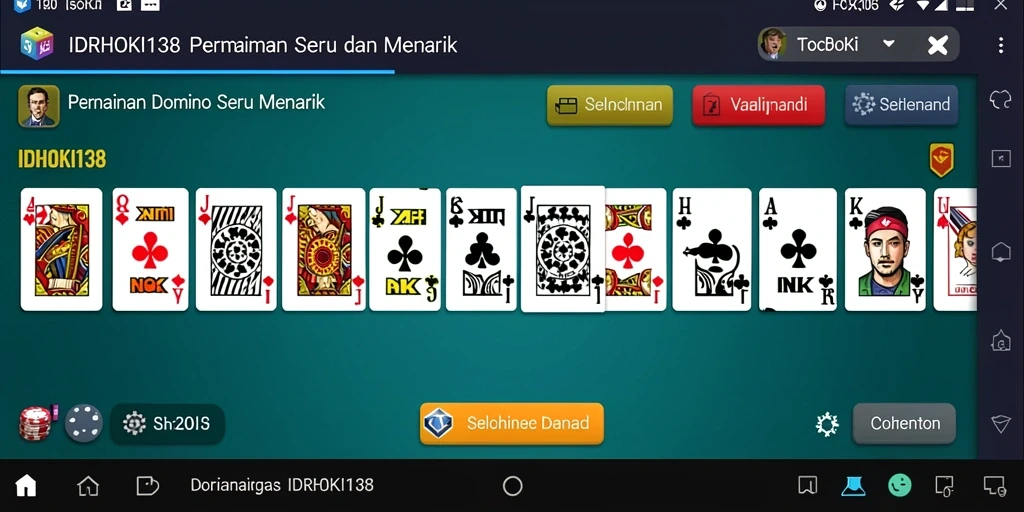 Tampilan gameplay seru dan menantang di IDRHOKI138.