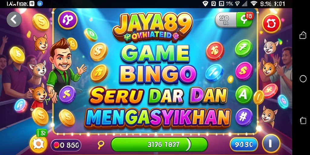 Tampilan menarik dari gameplay Bingo JAYA89 yang seru.