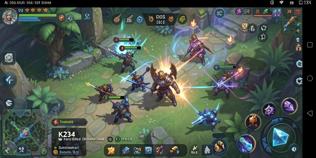 Gameplay K234 menunjukkan strategi dan pertempuran yang menegangkan.