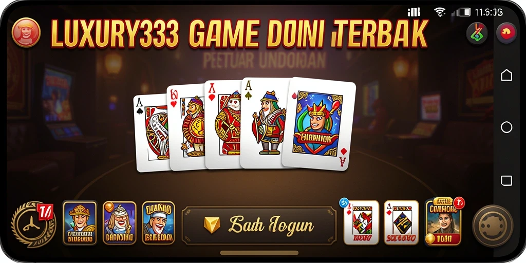Gameplay seru LUXURY333 dalam bermain Domino dengan teman.