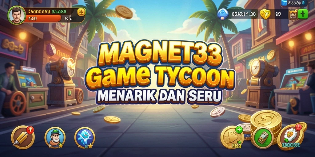 Screenshot gameplay MAGNET33 yang menunjukkan strategi Tycoon.