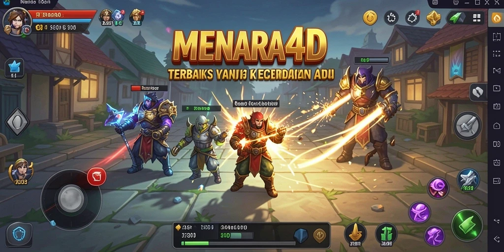 Screenshot MENARA4D yang menunjukkan aksi gameplay seru dan strategi.