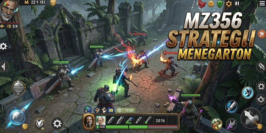 Tangkapan layar gameplay MZ356 yang menampilkan strategi seru.