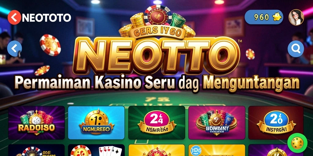 Tampilan menarik dari gameplay Kasino NEOTOTO yang mendebarkan.