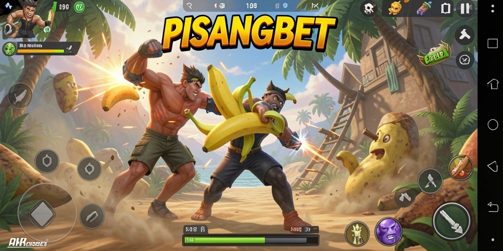 Screenshot aksi seru dalam PISANGBET menunjukkan pertarungan yang mendebarkan.