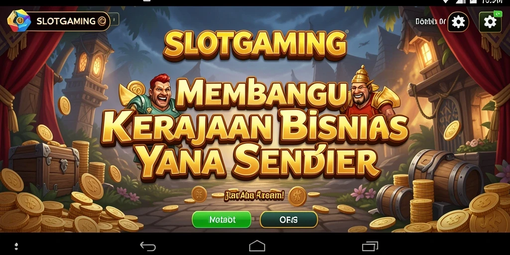 Screenshot dari gameplay SLOTGAMING yang menunjukkan manajemen bisnis yang asyik.