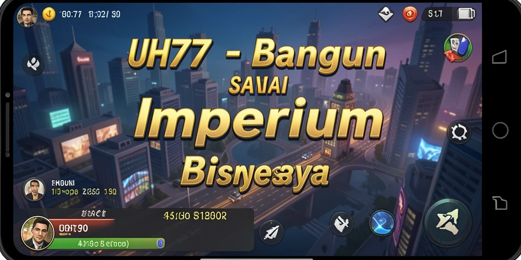 Screenshot UH77 menampilkan pemain yang mengelola bisnis dengan sukses.
